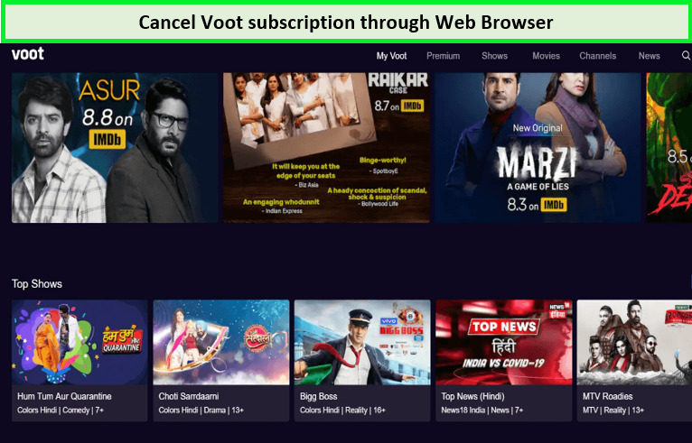 cancel-Voot-subscription-through-web-browser