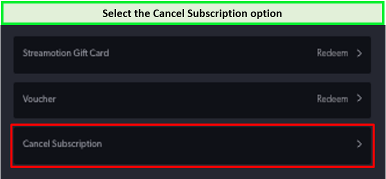 Choose-cancel-Kayo-subscription