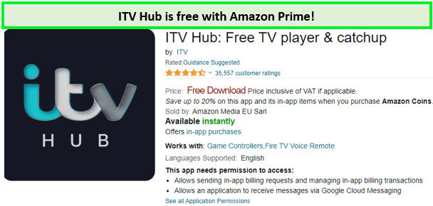 Is ITV Hub free with Amazon Prime?