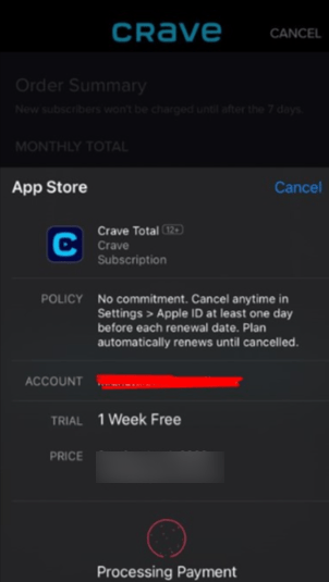 Subscribe-Crave-tv-through-iTunes-in-australia