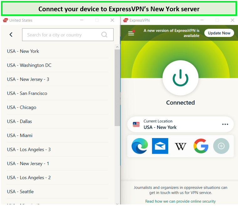 ExpressVPN-New-York-server-outside-USA