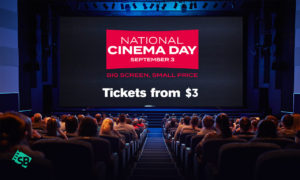 Movie Theatres Offering Cinema Tickets for $3 to Celebrate National Cinema Day