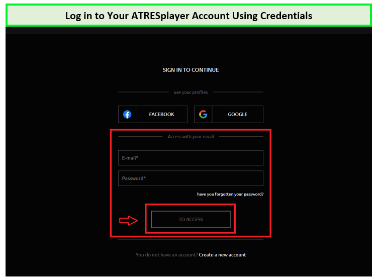 login-ATRESplayer-with-credentials-in-UAE