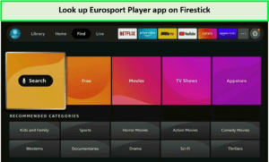 look-up-eurosport-app-on-firestick-in-Spain
