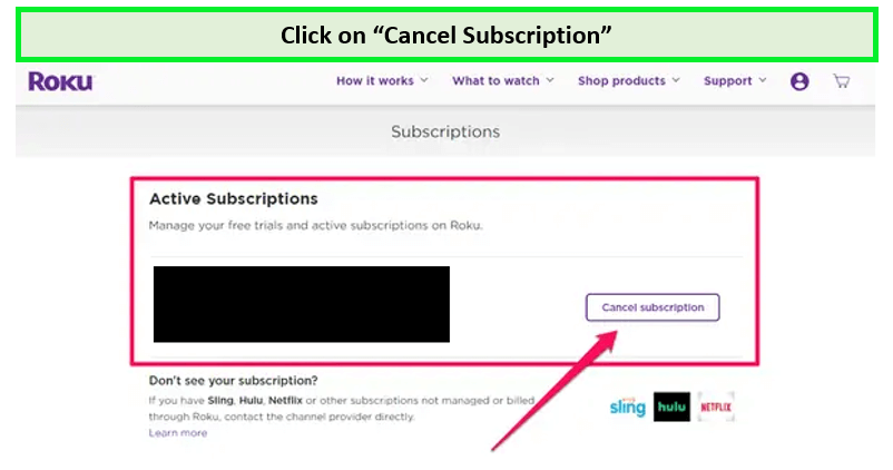 a-screenshot-of-how-to-cancel-SHOWTIME-on-Roku-Step-4-in-France