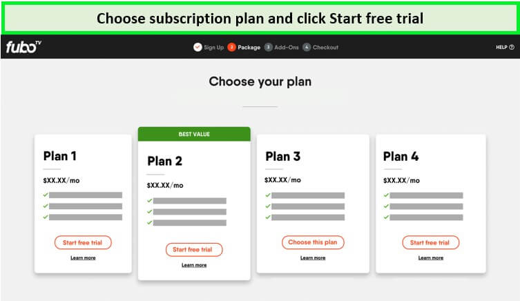 select-subscription-pland-and-click-start-free-trial-in-Netherlands