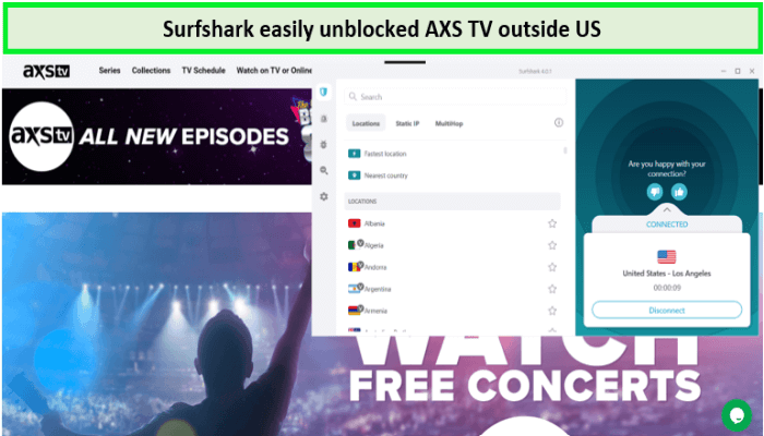 AXS-TV-unblocked-in-Italy-with-surfsharkvpn