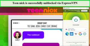 screenshot-of-teennick-unblocked-via-expressvpn-in-UAE