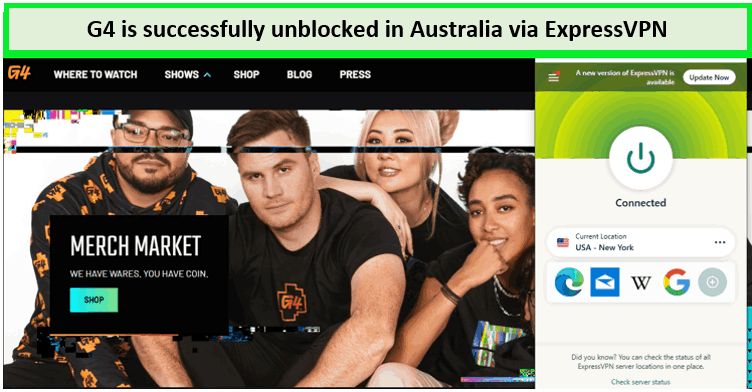 G4-is-successfully-unblocked-in-Australia-via-ExpressVPN