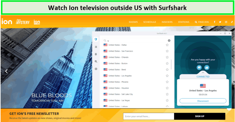 Screenshot-of-ION-television-unblocked-’outside’-USA-with-surfshark