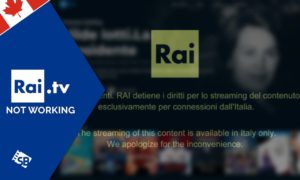 Why Is Rai TV Not Working In Canada? [Easy Fixes For 2023]