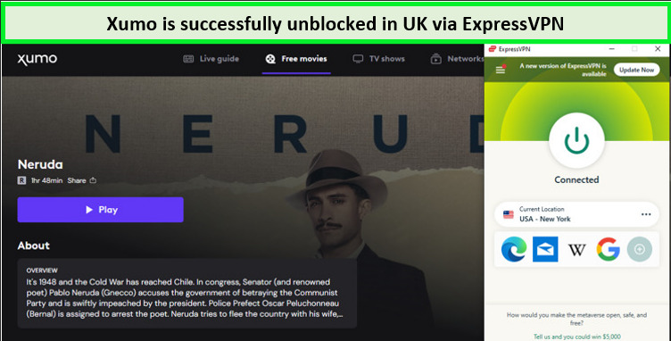 Screenshot-of-XUMO-unblocked-in-UK-with-ExpressVPN