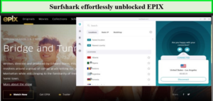 Surfshark-unblock-EPIX-in-Spain