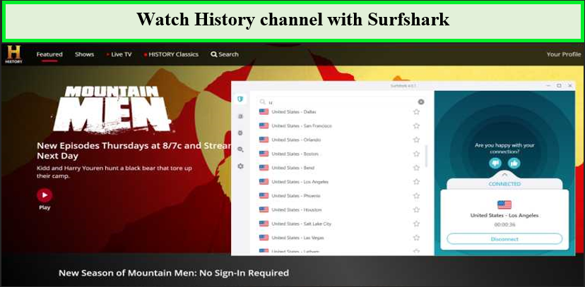 Screenshot-of-history-channel-in-Australia-surfshark