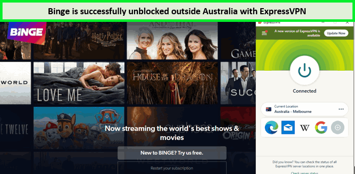screenshot-of-binge-unblocked-with-expressvpn-outside-Australia