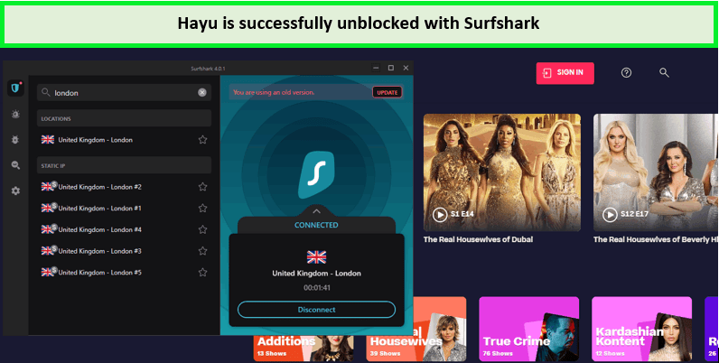 hayu-unblocked-with-surfshark