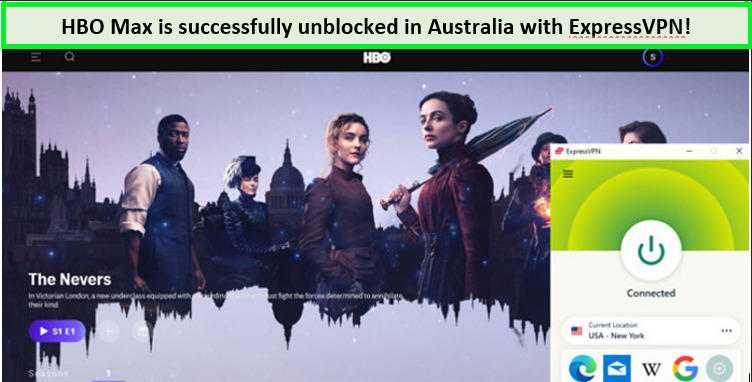 screenshot-of-hbo-max-successfully-unblocked-in-australia