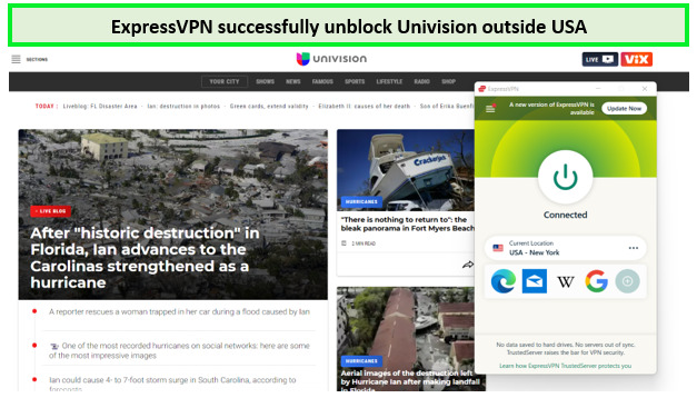 univision-in-India-unblocked-with-expressvpn