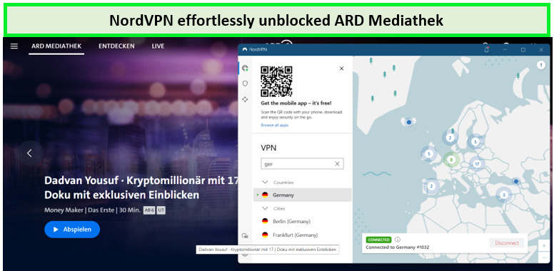 ARD-Mediathek-outside-Germany-bypassed-via-nordvpn