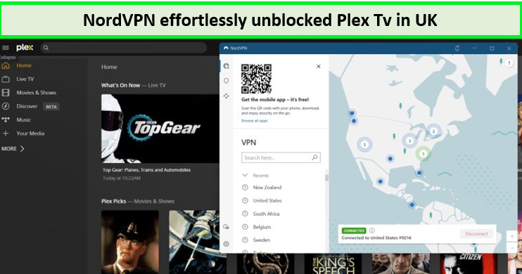 Access-Plex-tv-in-UK-via-NordVPN