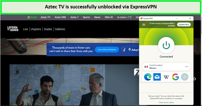 Mexican-Aztec-tv-unblocked-in-US-with-expressvpn