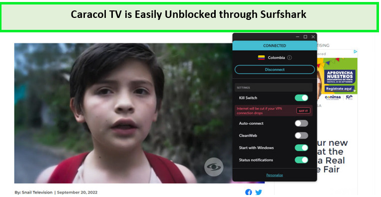 Caracol-TV-is-Easily-Unblocked-through-surfshark-in-Singapore