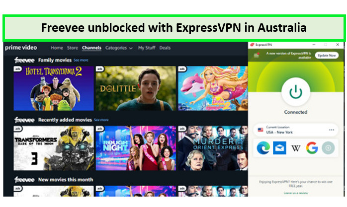 Freevee-Unblocked-with-ExpressVPN-in-Australia