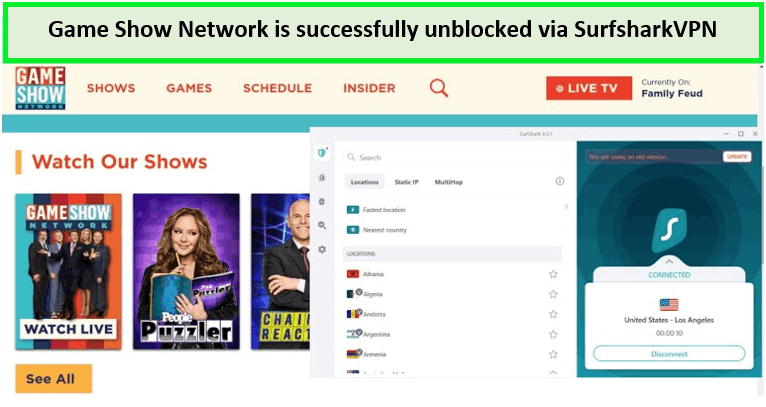 unblock-Game-Show-Network-in-UK-via-Surfshark