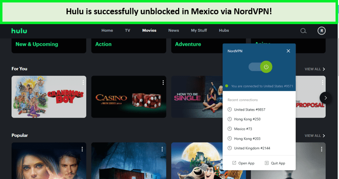 Hulu-unblocked-with-NordVPN-in-Mexico