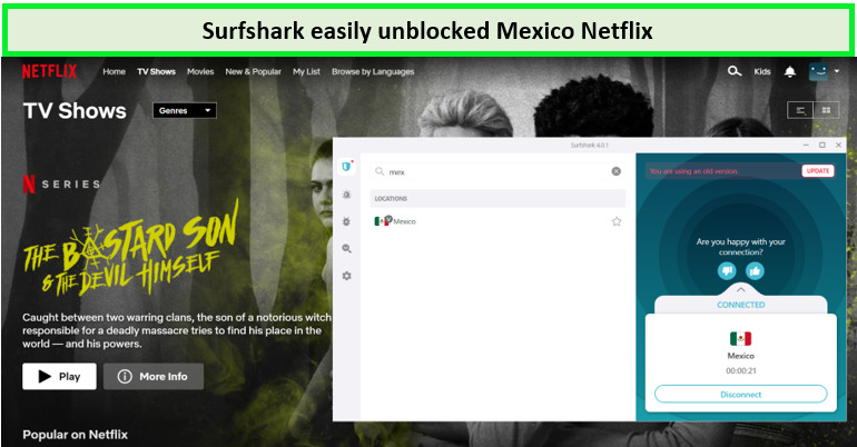 Mexican-Netflix-in-Australia-bypassed-through-Surfshark
