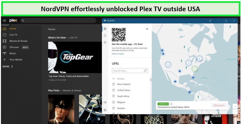 Watch-Plex-tv-by-connecting-to-NordVPN-outside-USA