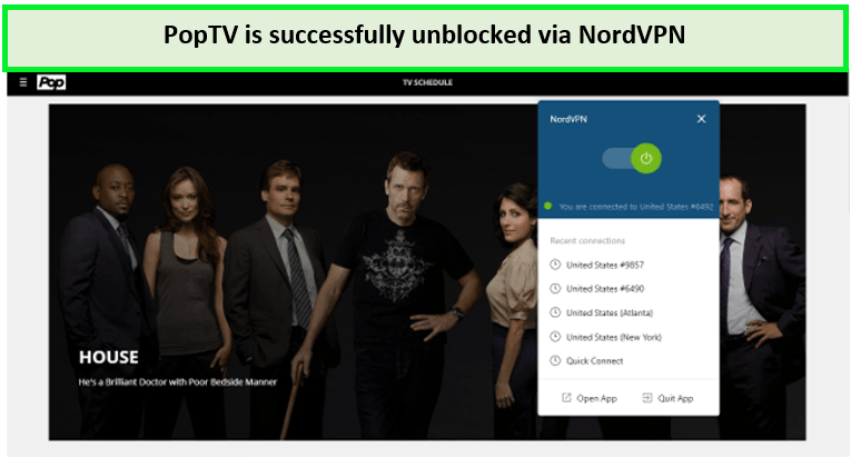 PopTV-is-successfully-unblocked-via-NordVPN