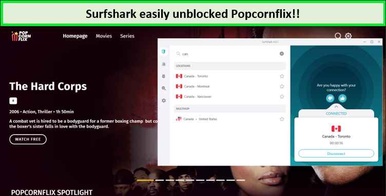 unblock-Popcornflix-outside-canada-with-surfshark