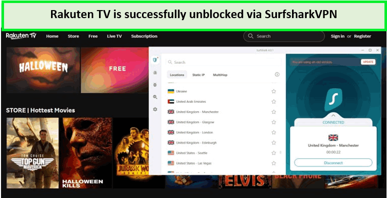 Rakuten-TV-is-successfully-unblocked-via-SurfsharkVPN