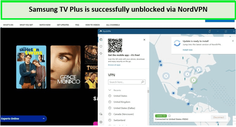 Samsung-TV-Plus-is-successfully-unblocked-via-NordVPN