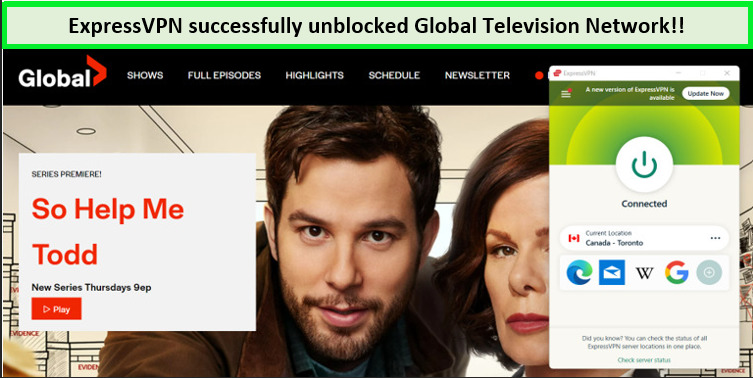 Screenshot-of-Global-TV-unblocked-with-ExpressVPN-in-UK