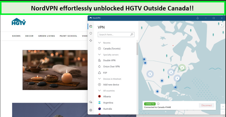 Screenshot-of-HGTV-outside-canada-unblocked-with-nordVPN