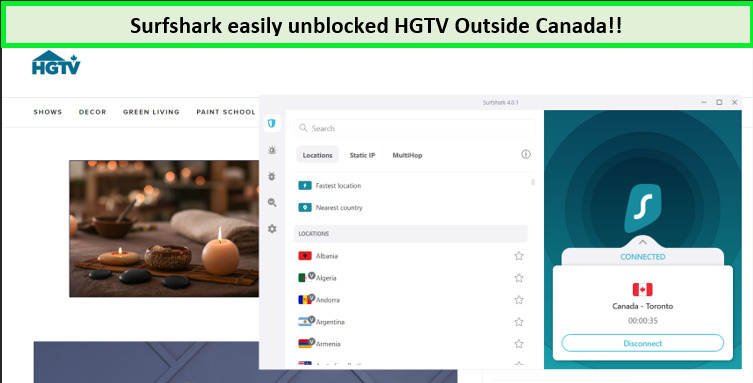 Screenshot-of-HGTV-outside-canada-unblocked-with-surfshark