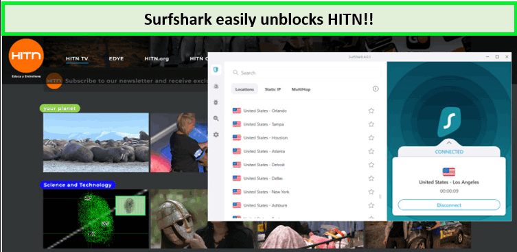 Screenshot-of-HITN-unblocked-with-Surfshark