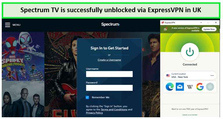 Screenshot-of-expressvpn-unblocking-spectrum-tv-in-uk