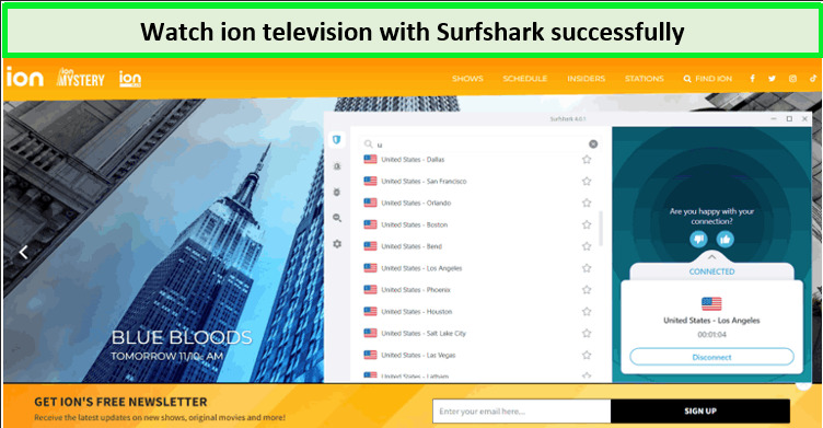 Screenshot-of-ion-tv-unblocked-with-surfshark