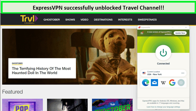 Screenshot-of-travel-channel-unblocked-with-expressvpn-in-canada