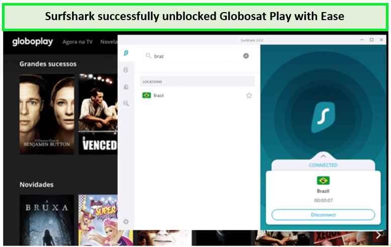 Surfshark-unblocking-globosat-play-in-ca