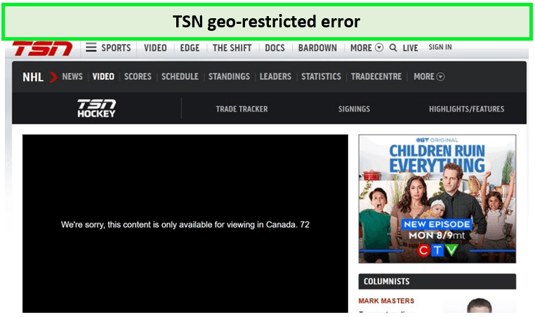 TSN-in-Spain-geo-restriction-error-screen-shot