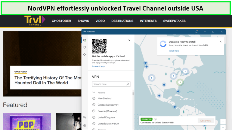 Screenshot-of-Travel-channel-unblocked-with-nordvpn-outside-US