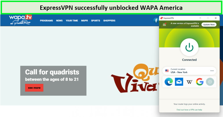 WAPA-America-unblocked-with-expressvpn-in-canada