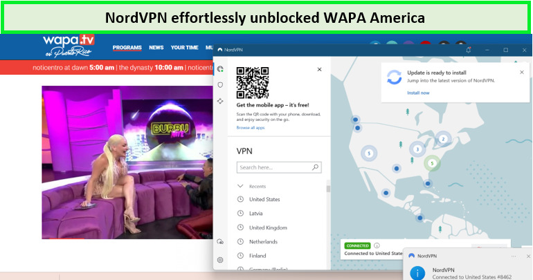 WAPA-America-unblocked-with-nordvpn-in-australia