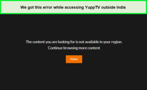 YuppTV-geo-blocking-error-outside-india