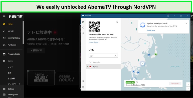 Access-Abematv-in-Canada-by-connecting-to-NordVPN