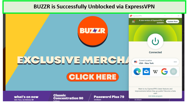 buzzr-unblocked-via-express-vpn